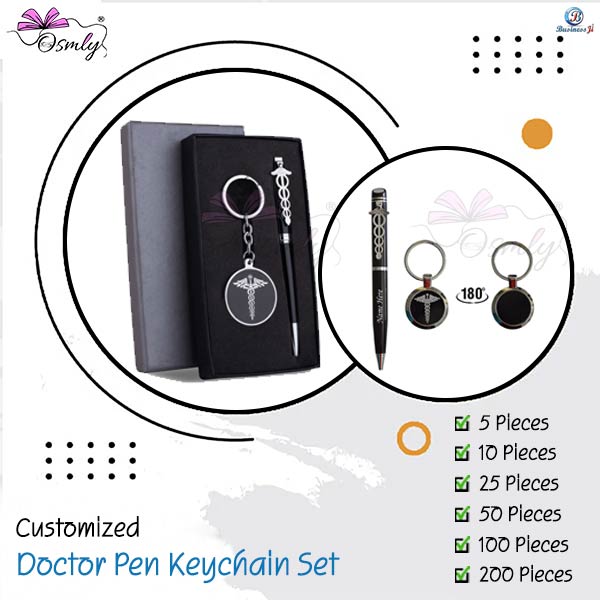 Customized Doctor Pen Keychain Set