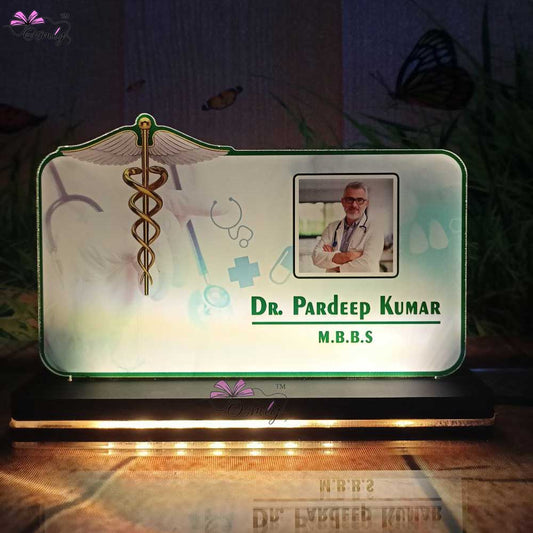 UV Print Customized Doctor Name Plate - Premium Name Plate from OSMLY - Just Rs. 689! Shop now at BusienssJi