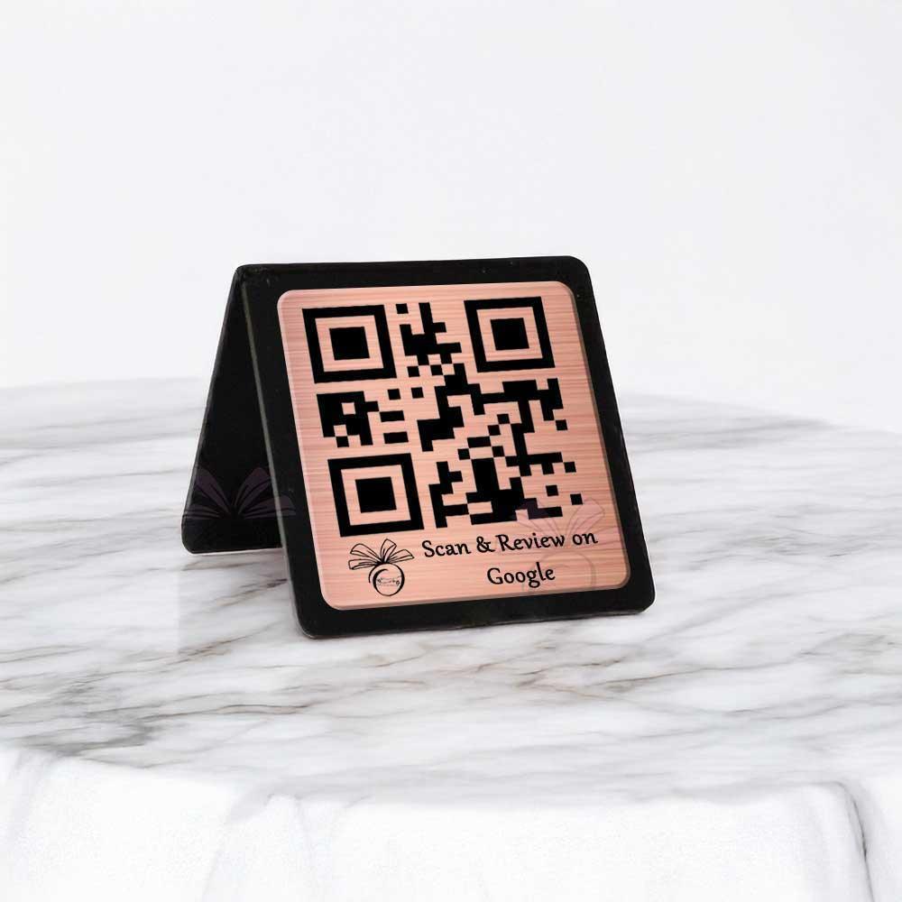 Silver Acrylic Single QR Stand - OSMLY