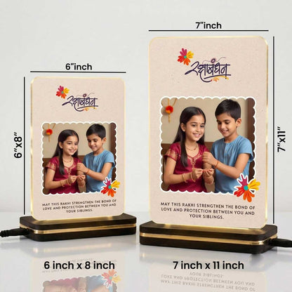 Customized LED Rakhi Plaque