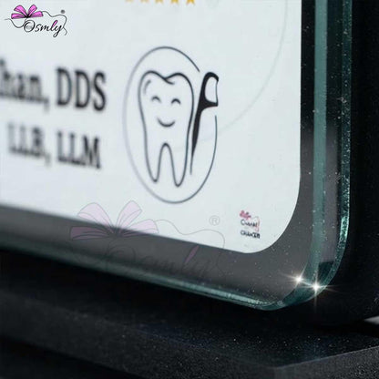 Dentist Clock QR Stand-QR Code Stand-BusienssJi-BusienssJi