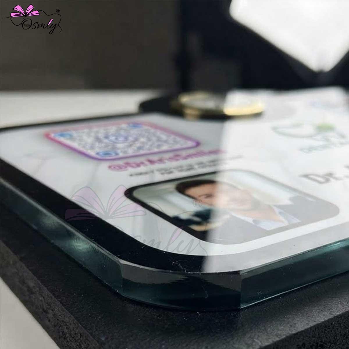 Dentist Clock QR Stand-QR Code Stand-BusienssJi-BusienssJi