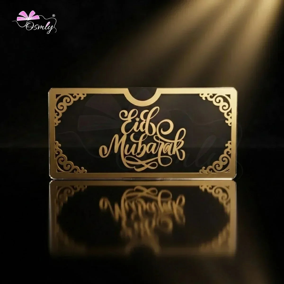 Eid Mubarak Acrylic Eidi Envelope-envelope-BusienssJi-BusienssJi