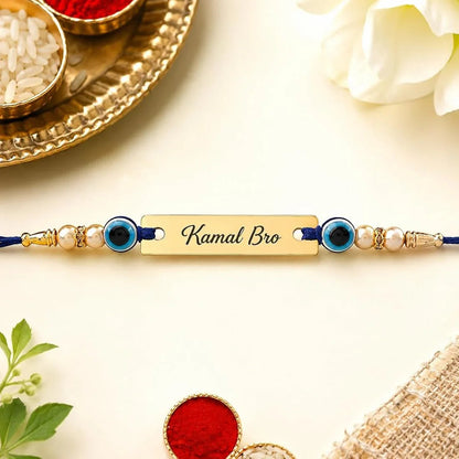 Customized Rudraksh Rakhi Sipper-Rakhi-BusienssJi-BusienssJi