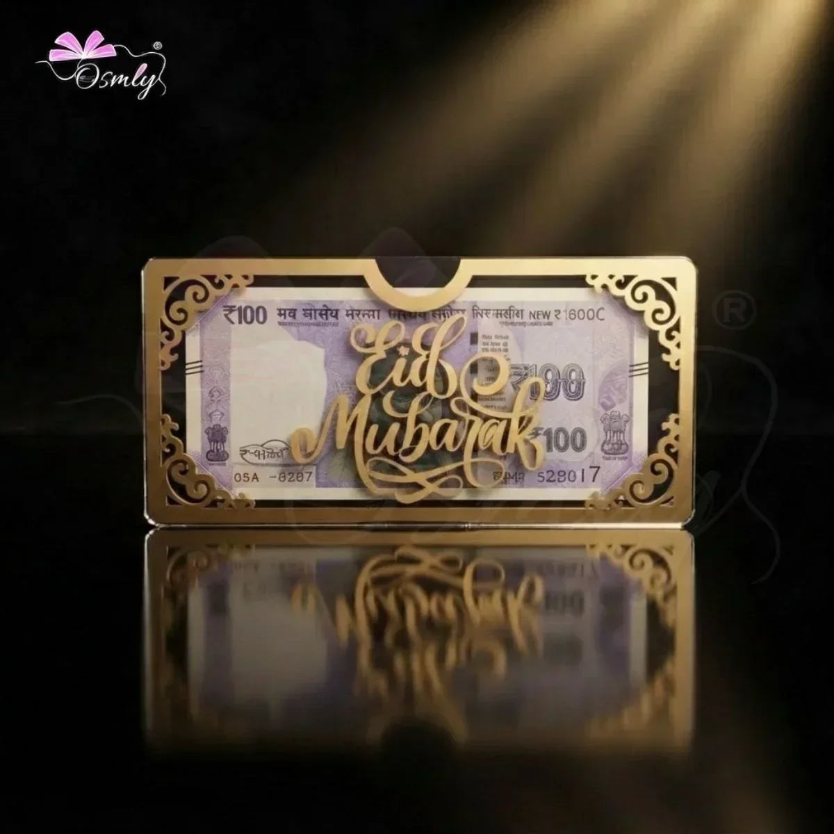 Eid Mubarak Acrylic Eidi Envelope-envelope-BusienssJi-BusienssJi