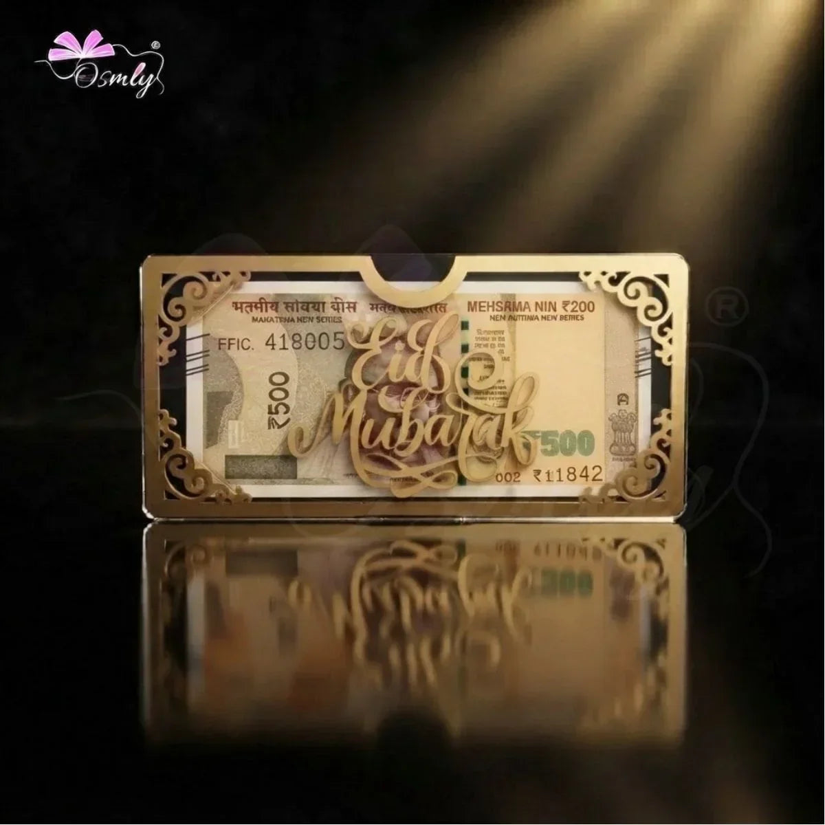 Eid Mubarak Acrylic Eidi Envelope-envelope-BusienssJi-BusienssJi