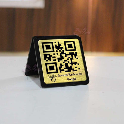 Silver Acrylic Single QR Stand - OSMLY