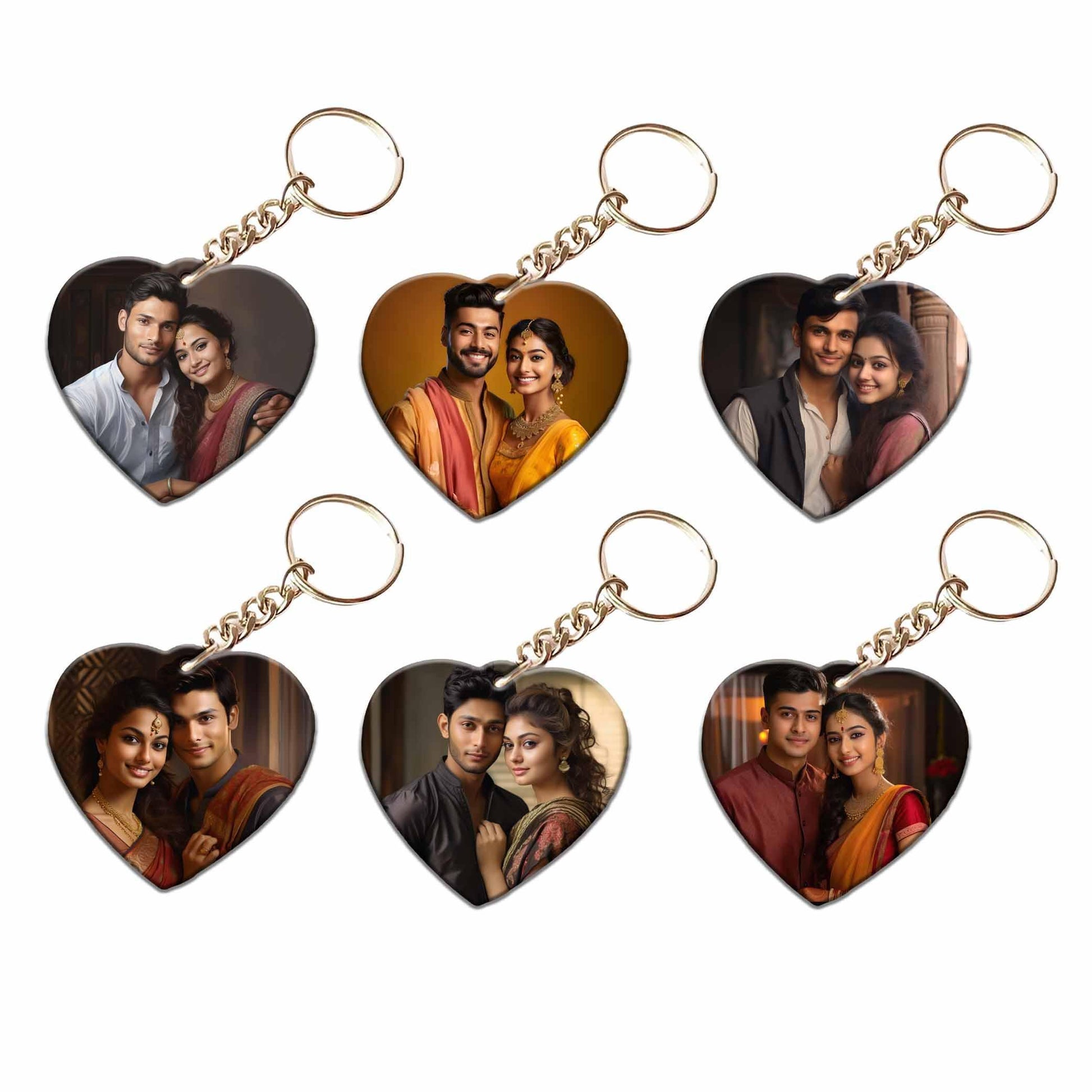 Heart Shape Acrylic Keychain - OSMLY