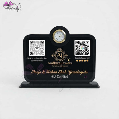 Jewelry Store QR Stand-QR Code Stand-BusienssJi-BusienssJi