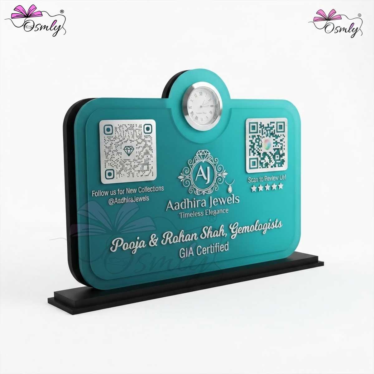 Jewelry Store QR Stand-QR Code Stand-BusienssJi-BusienssJi