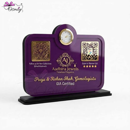 Jewelry Store QR Stand-QR Code Stand-BusienssJi-BusienssJi