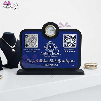 Jewelry Store QR Stand-QR Code Stand-BusienssJi-BusienssJi