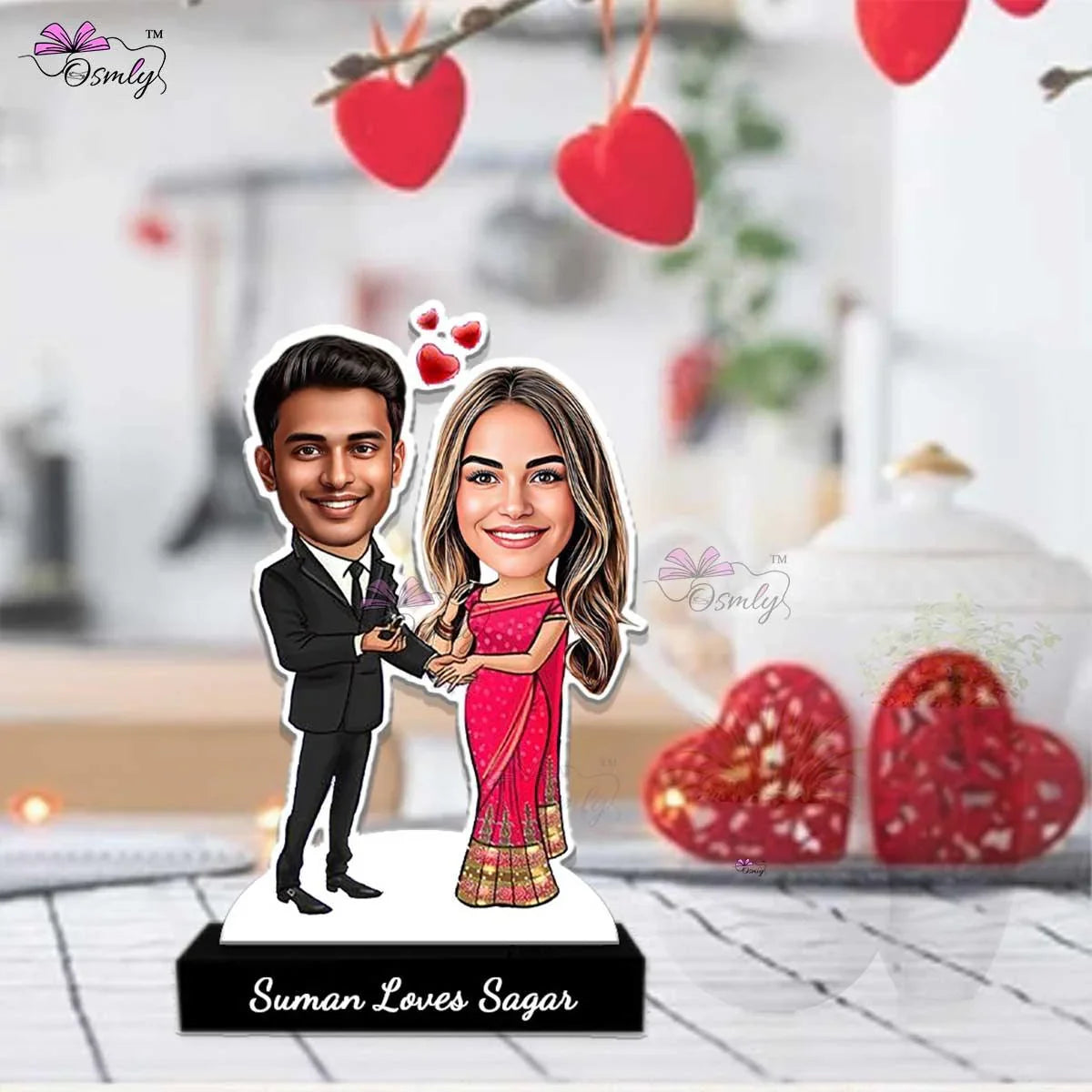Love Couple Cutout Miniature - OSMLY