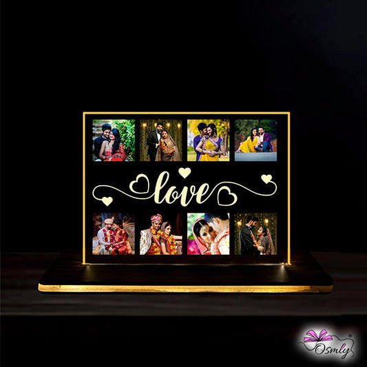 Love UV Print Acrylic Lamp - Premium UV Printed Lamp from OSMLY - Just Rs. 499! Shop now at BusienssJi