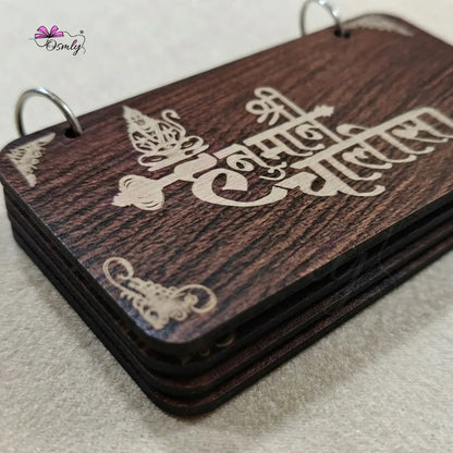 Wooden Hanuman Chalisa-Religious Gifts-BusienssJi-BusienssJi