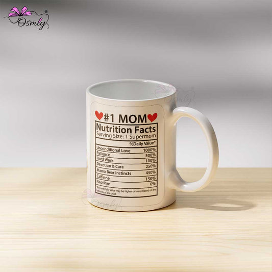 Mom Nutrition Facts Mug