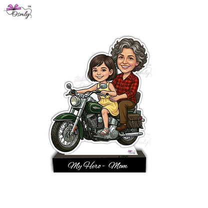 Mother Daughter Ride Caricature-Caricature-BusienssJi-OSMLY
