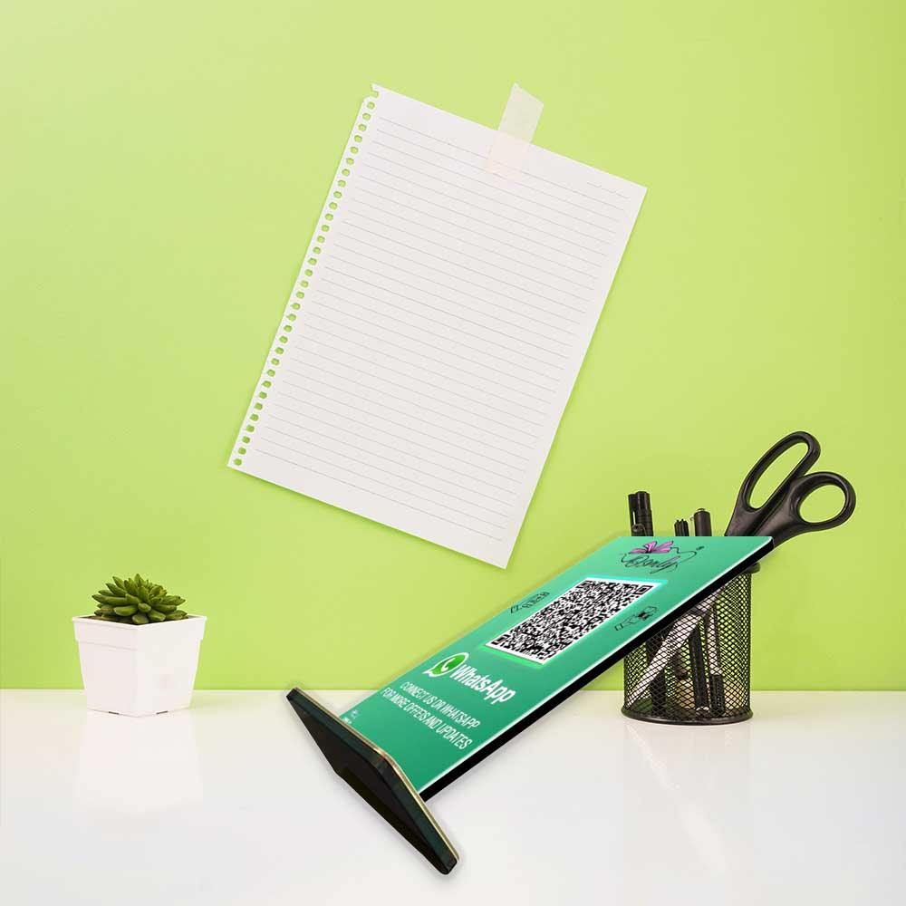 NFC-enabled_WhatsApp_QR_stands_uv_print - OSMLY