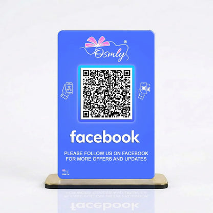NFCEnabledFacebookQRStand - OSMLY