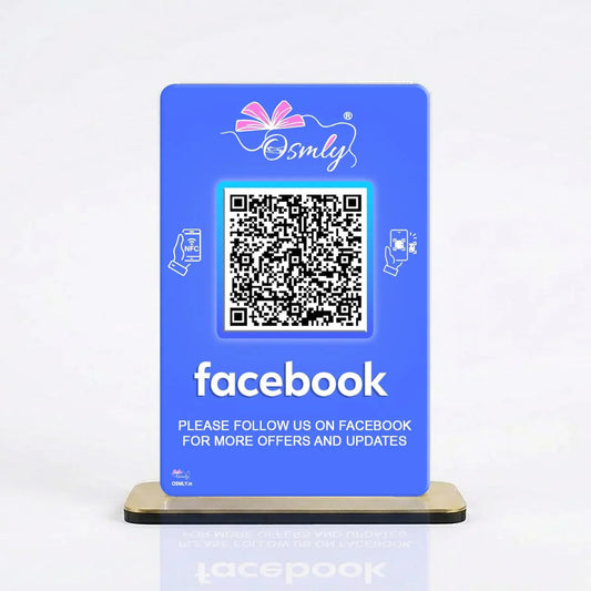NFCEnabledFacebookQRStand - OSMLY