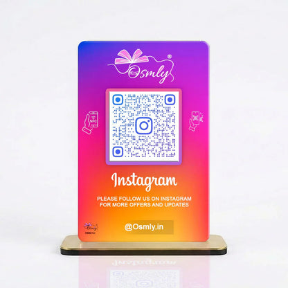 NFCEnabledInstagramQRStand - OSMLY