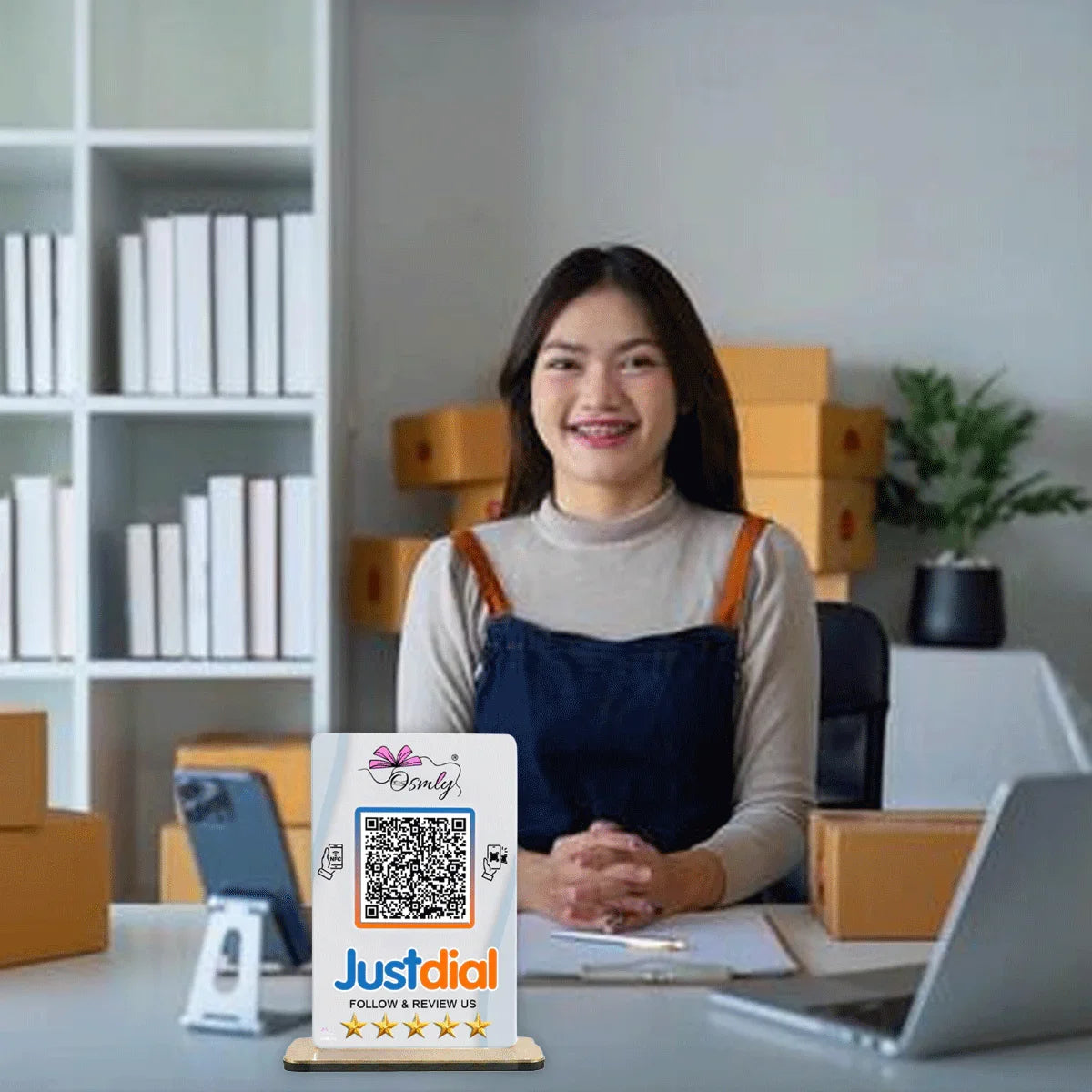 NFC_Enabled_Justdial_QR_Standee_3 - OSMLY