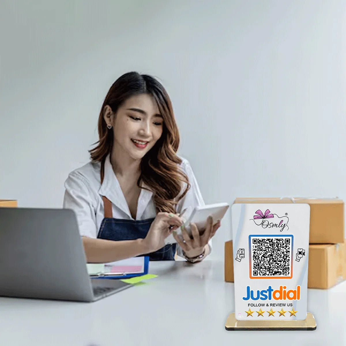 NFC_Enabled_Justdial_QR_Standee_5 - OSMLY