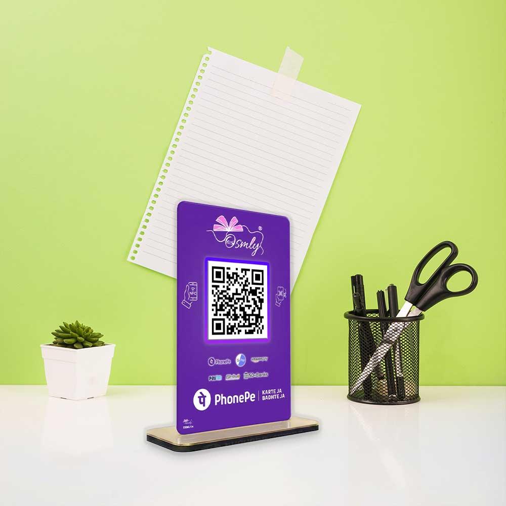 NFC_Enabled_PhonePe_QR_Stand_online - OSMLY