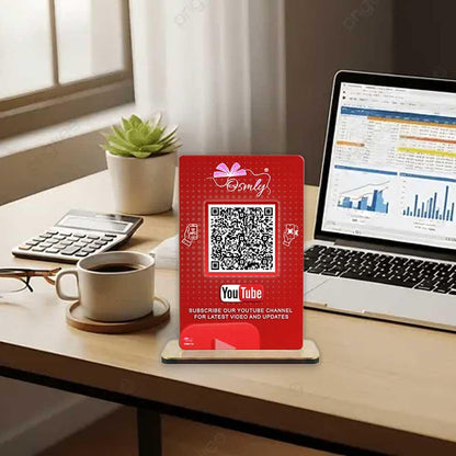 NFC_Enabled_YouTube_QR_Stand_for_marketing - OSMLY