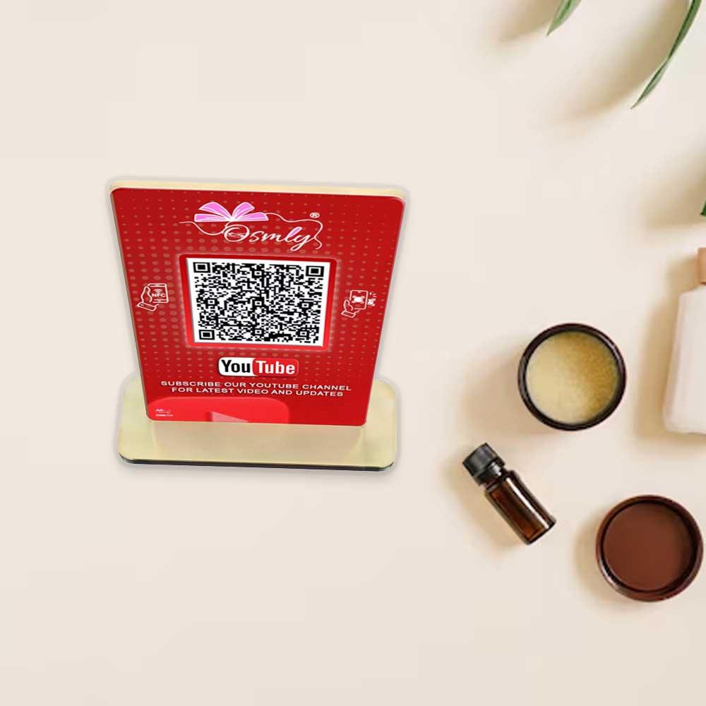 NFC_Enabled_YouTube_QR_Stand_gift_idea - OSMLY
