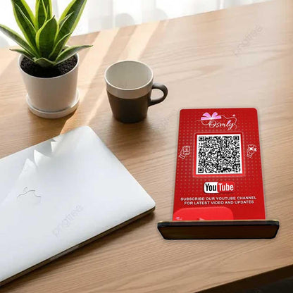 NFC_Enabled_YouTube_QR_Stand_idea - OSMLY