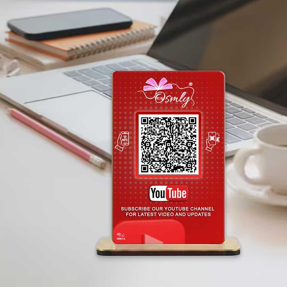 NFC_Enabled_YouTube_QR_Standee - OSMLY