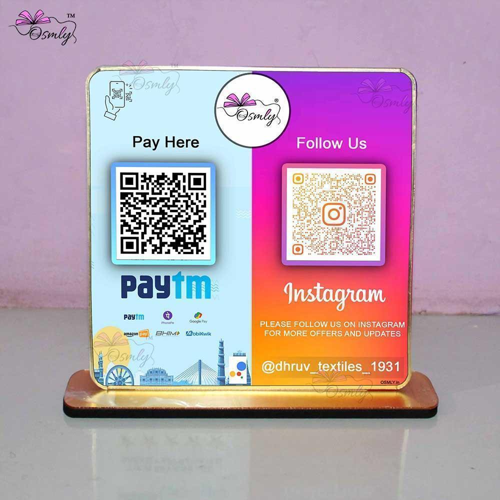 Paytm Instagram QR Stand - OSMLY