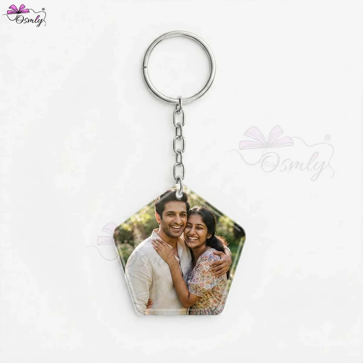 Penta Acrylic Keychain-Key Chain-BusienssJi-BusienssJi