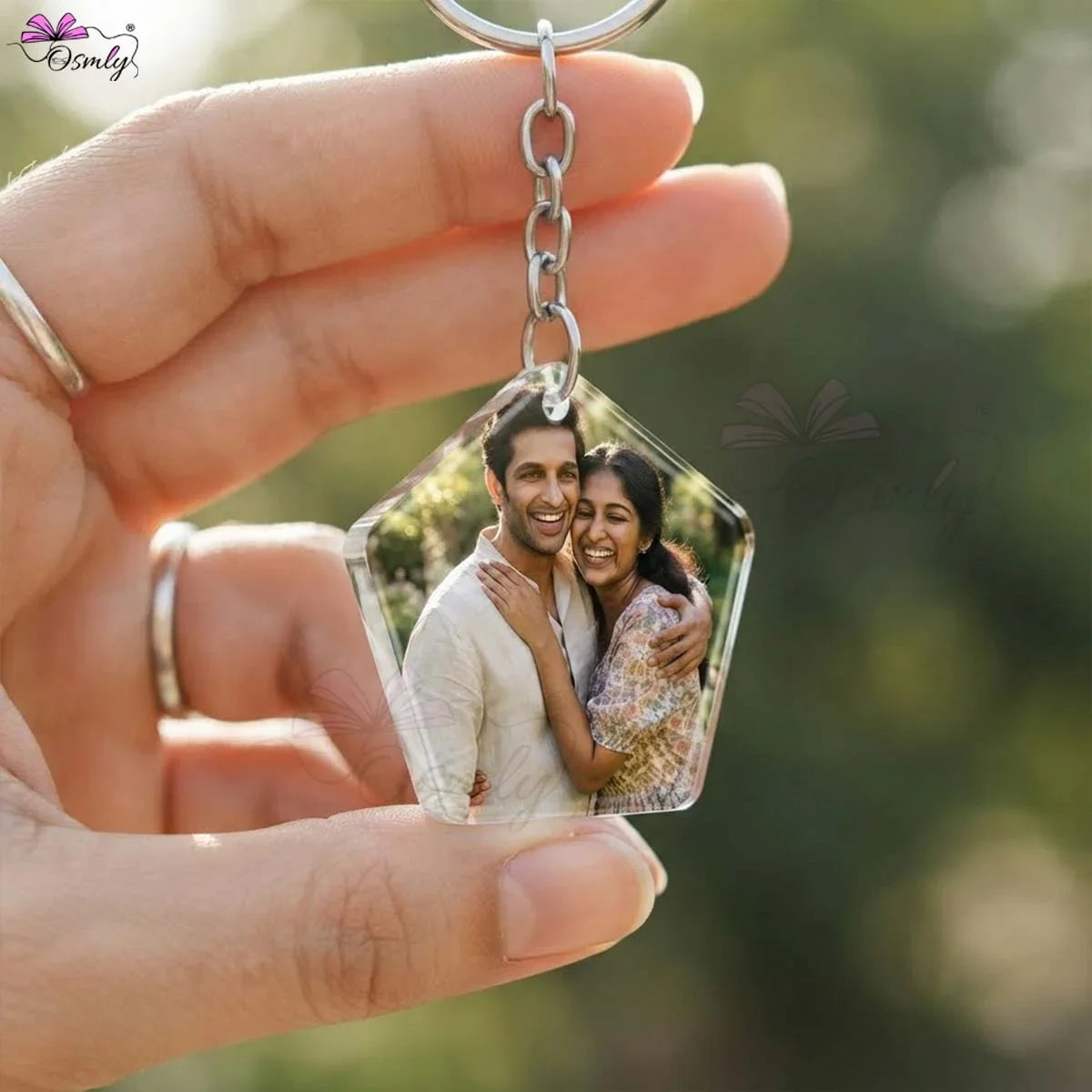 Penta Acrylic Keychain-Key Chain-BusienssJi-BusienssJi