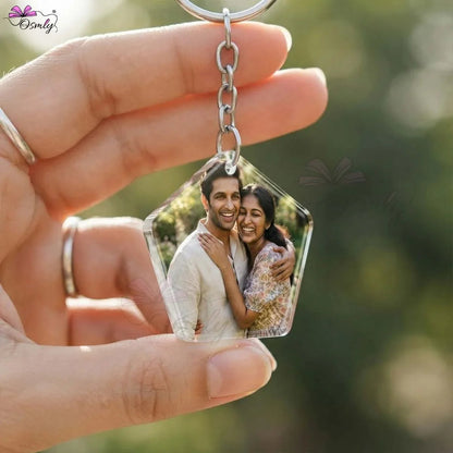 Penta Acrylic Keychain-Key Chain-BusienssJi-BusienssJi