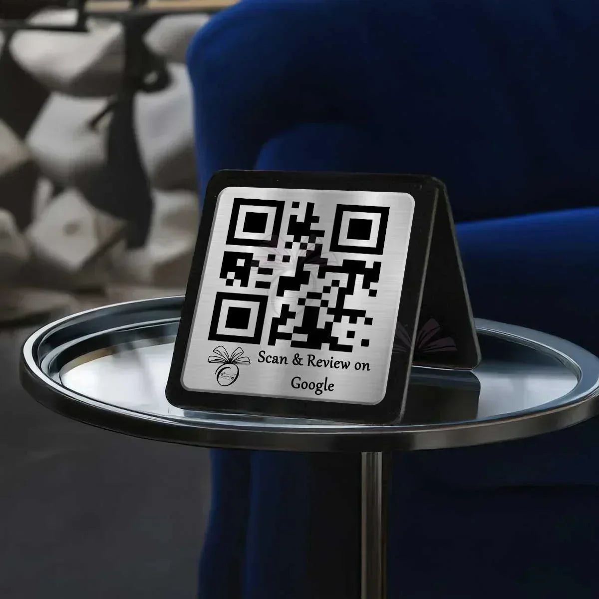 Silver Acrylic Single QR Stand - OSMLY