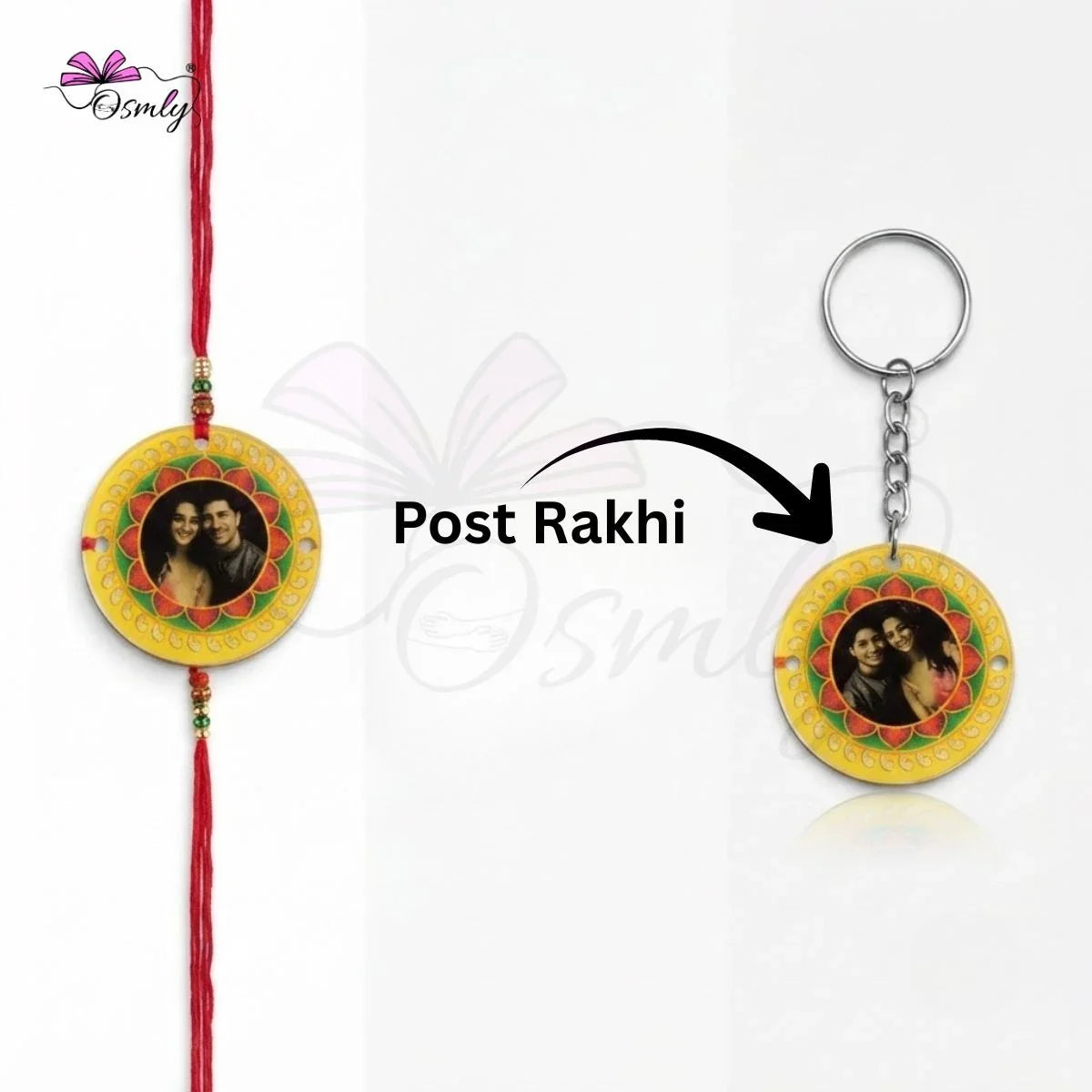 Personalized Acrylic Rakhi Kit-Rakhi-BusienssJi-BusienssJi