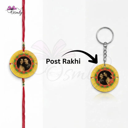 Personalized Acrylic Rakhi Kit-Rakhi-BusienssJi-BusienssJi
