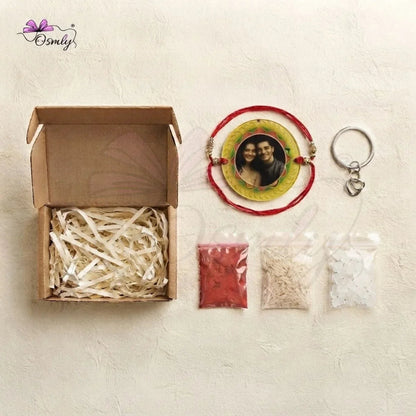 Personalized Acrylic Rakhi Kit-Rakhi-BusienssJi-BusienssJi