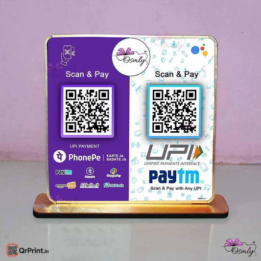 PhonePe PayTm QR Stand - OSMLY
