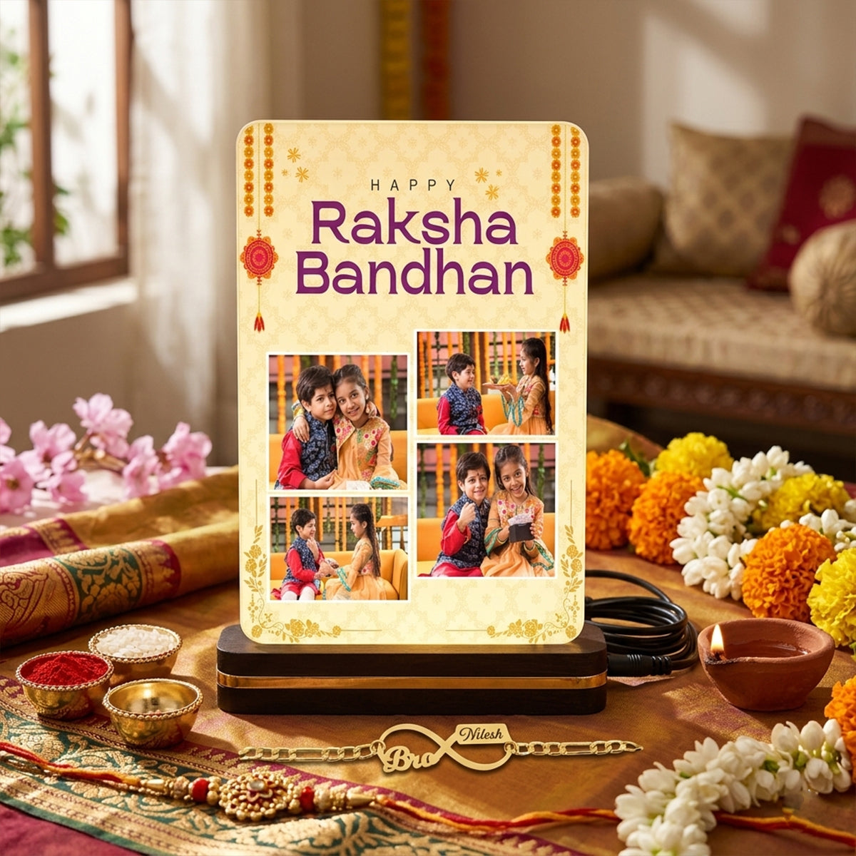 Raksha Bandhan LED Lamp