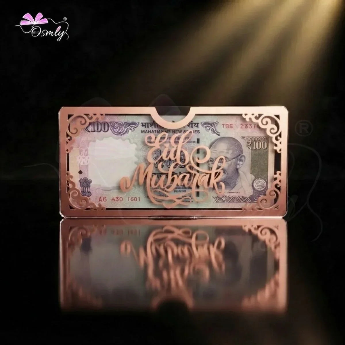 Eid Mubarak Acrylic Eidi Envelope-envelope-BusienssJi-BusienssJi
