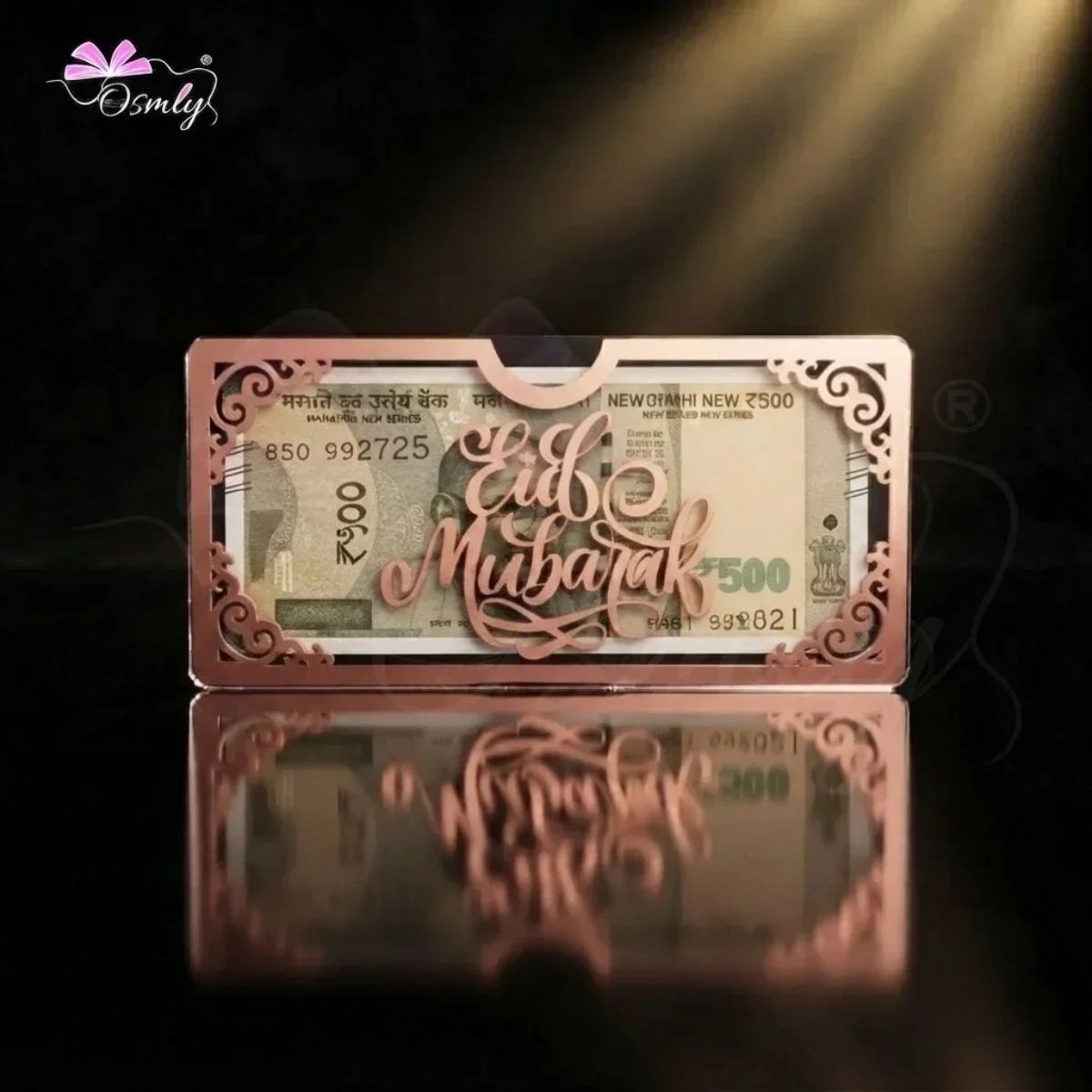 Eid Mubarak Acrylic Eidi Envelope-envelope-BusienssJi-BusienssJi
