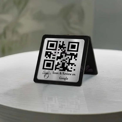 Silver Acrylic Single QR Stand - OSMLY