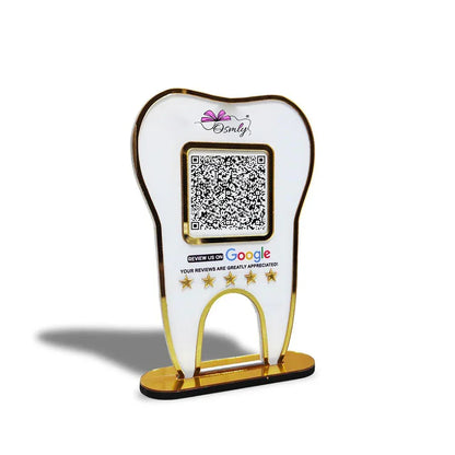 Tooth Shape Dentist QR Stand - OSMLY