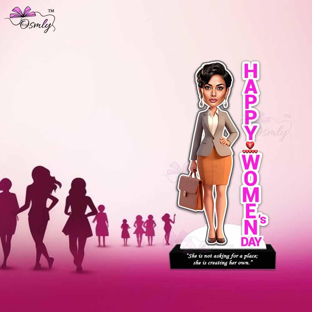 Womens Day Boss Caricature - BusienssJi