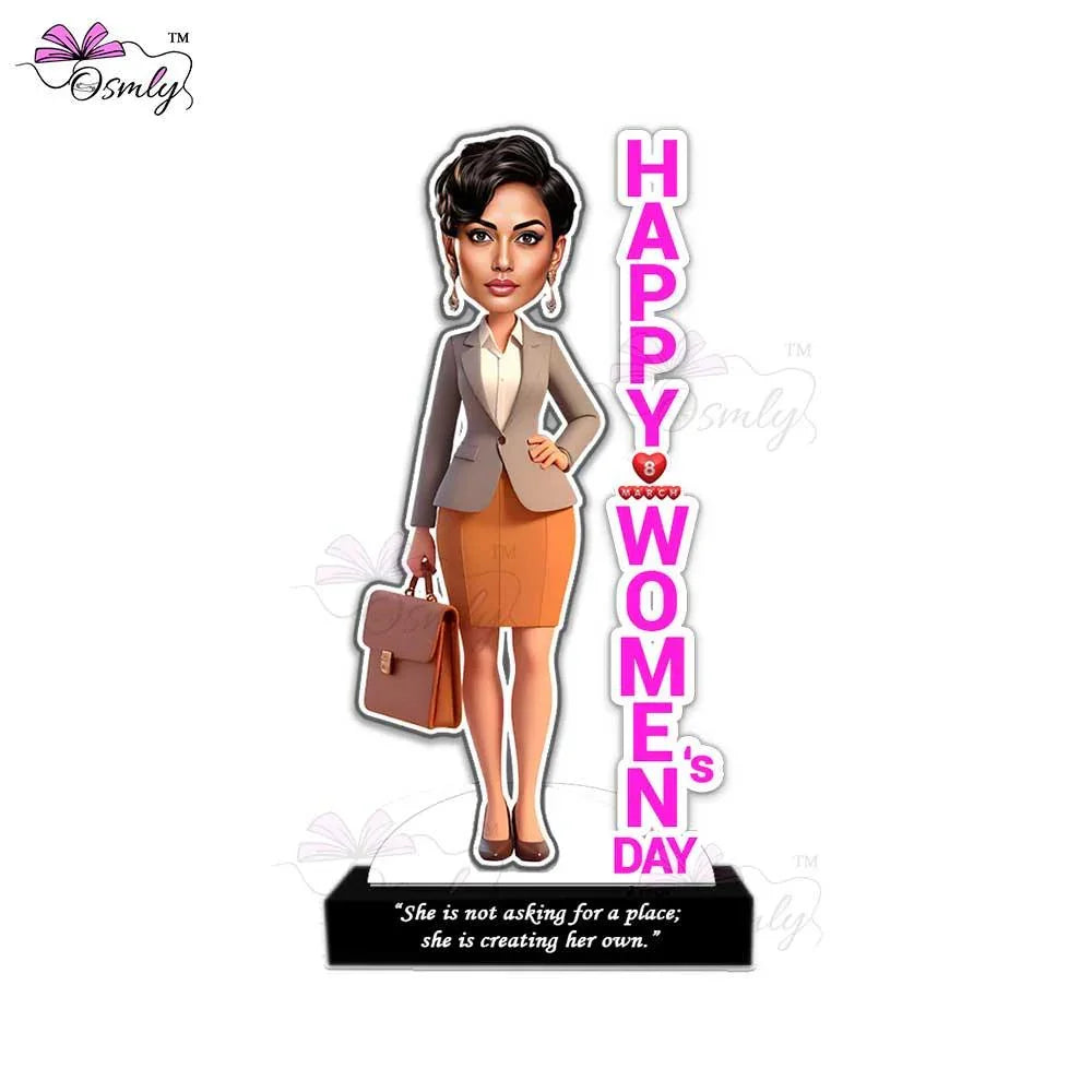 Womens Day Boss Caricature - BusienssJi