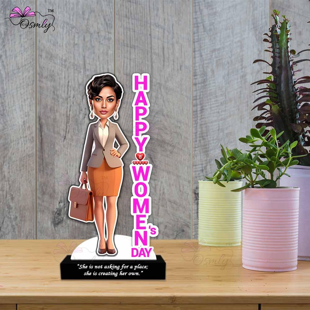 Womens Day Boss Caricature - BusienssJi