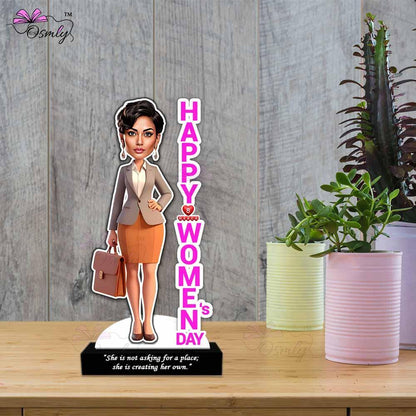 Womens Day Boss Caricature - BusienssJi